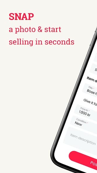 Megabox seller flow for creating a new listing